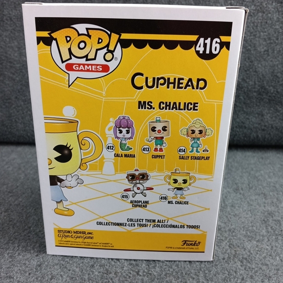 Funko Pop Cuphead Ms. Chalice Vinyl Figure - Picture 4 of 7